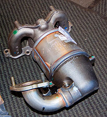 a modern catalytic converter