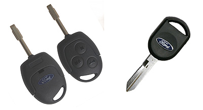 a selection of Ford keys and remotes